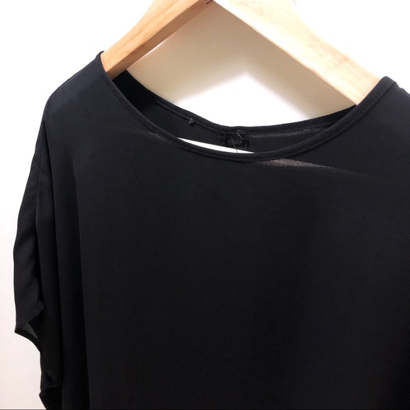 Flowy Black Dress Shirt - Picture 4 of 4